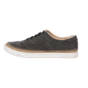 UGG Australia Eyan II Sneakers Grey Canvas Casual Women's Shoes Size 9